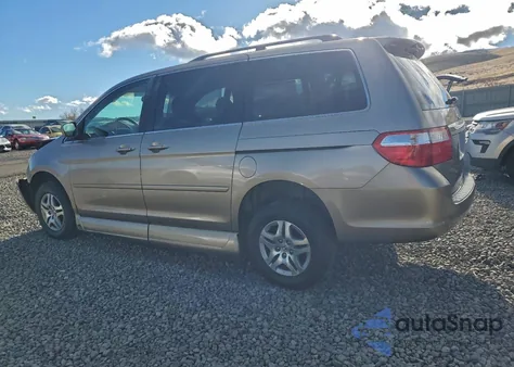 2007 Honda Odyssey Ex z USA, uszkodzony, nr VIN 5FNRL38427B433161